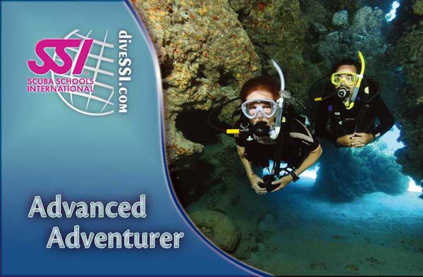 Carte de certification plongée ADVANCED ADVENTURER faite à NEMO33