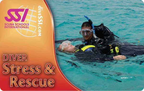 Carte de certification plongée STRESS and RESCUE faite à NEMO33